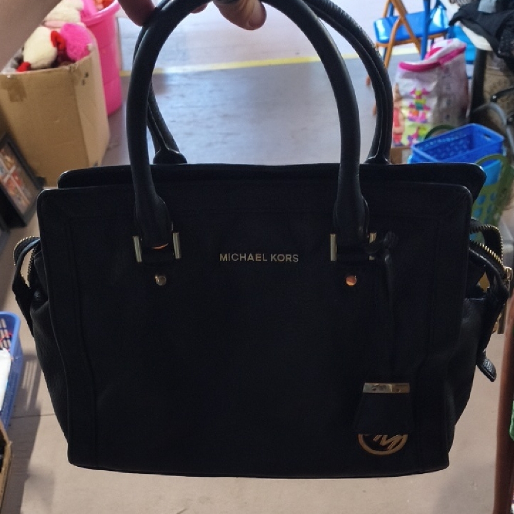Michael Kors Black Satchel Bag